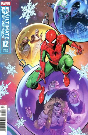 Ultimate Spider-Man Vol 2 #12 Cover B Variant Paco Medina Winter Holiday Cover