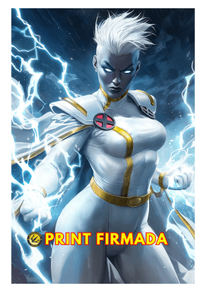 NYCC 2024 X-Men Storm Print Signed by Yasmine Arts