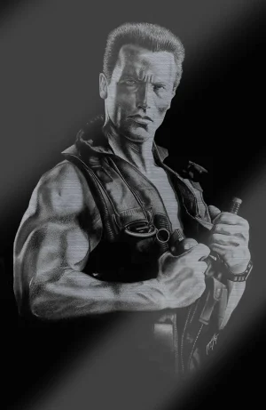 Fame Arnold Schwarzenegger Commando NYCC 2024 Exclusive David Sanchez Virgin Cover (83/100)