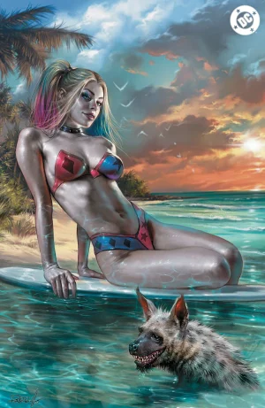 G'norts Swimsuit Edition Carnivore Comics NYCC 2024 Lucio Parrillo Harley Quinn Exclusive Virgin Cover