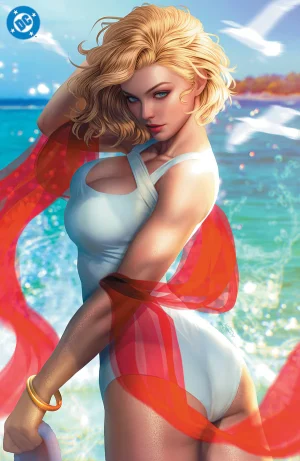 G'norts Swimsuit Edition Carnivore Comics NYCC 2024 Ariel Diaz Exclusive Power Girl Virgin Cover