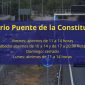 Horario del puente de la Constitución