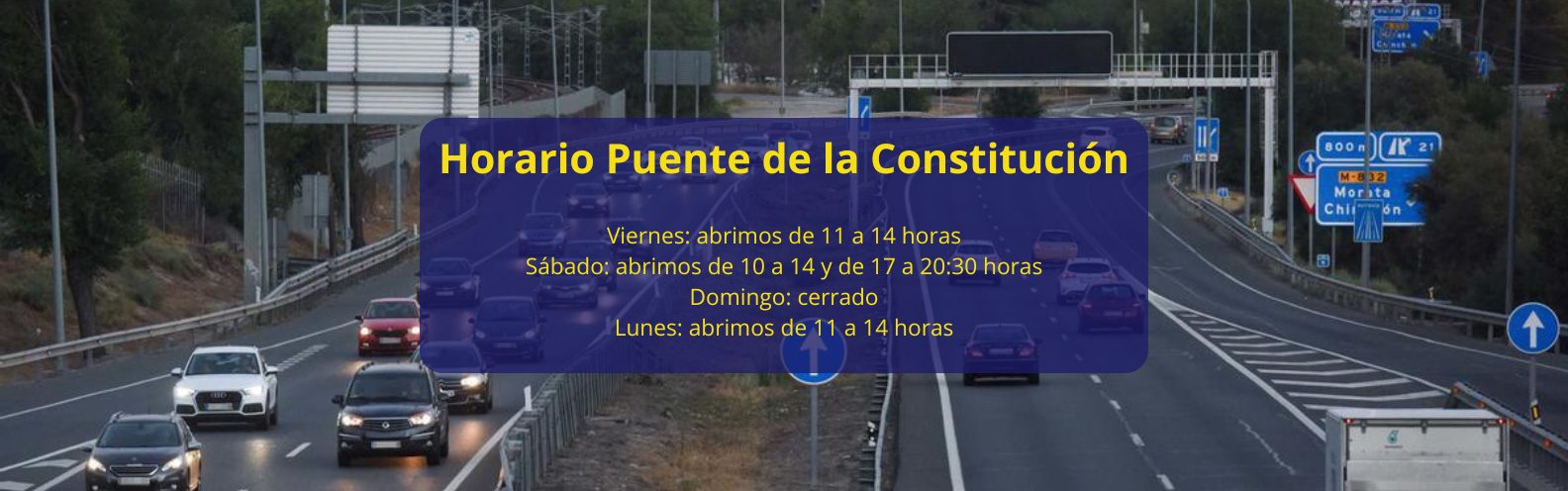 Horario del puente de la Constitución