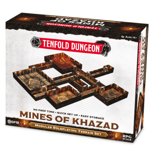 Tenfold Dungeon: Mines of Khazad Modular Roleplaying Terrain Set