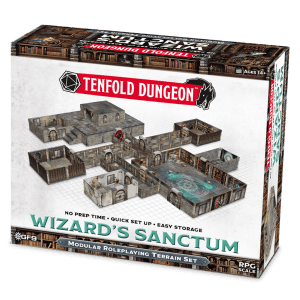 Tenfold Dungeon: Wizard's Sanctum Modular Roleplaying Terrain Set