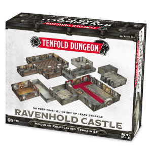 Tenfold Dungeon: Ravenhold Castle Modular Roleplaying Terrain Set