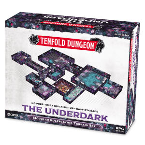 Tenfold Dungeon: The Underdark Modular Roleplaying Terrain Set