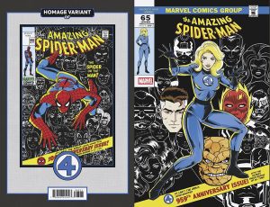 Amazing Spider-Man Vol 6 #65 Cover C Variant Luciano Vecchio Fantastic Four Homage Cover