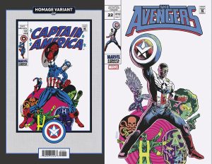 Avengers Vol 8 #22 Cover B Variant Mike Walsh Captain America Sam Wilson Homage Cover