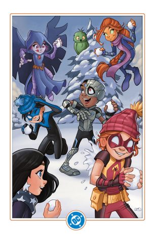 Titans Vol 4 #18 Cover D Variant Chrissie Zullo DC Winter Wonderland Card Stock Cover (DC All In)