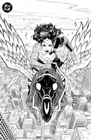 Absolute Wonder Woman Noir Edition #1 (One Shot) Cover C Variant Hayden Sherman Foil Cover (DC All In)