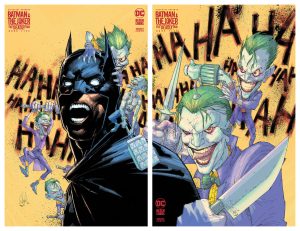 Batman & The Joker: The Deadly Duo #5 Cover B+C Variant Whilce Portacio Batman and Joker Connecting Cover Set