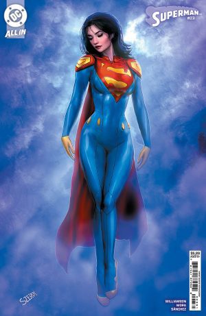 Superman Vol 7 #23 Cover B Variant Nathan Szerdy Card Stock Cover (DC All In)